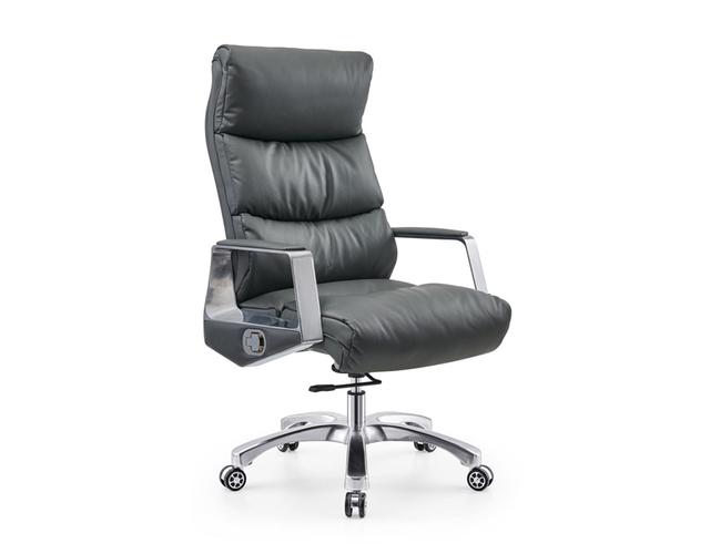 器械公司领导办公座椅_wa351网网联合医疗企业领导黑色真皮老板椅产品